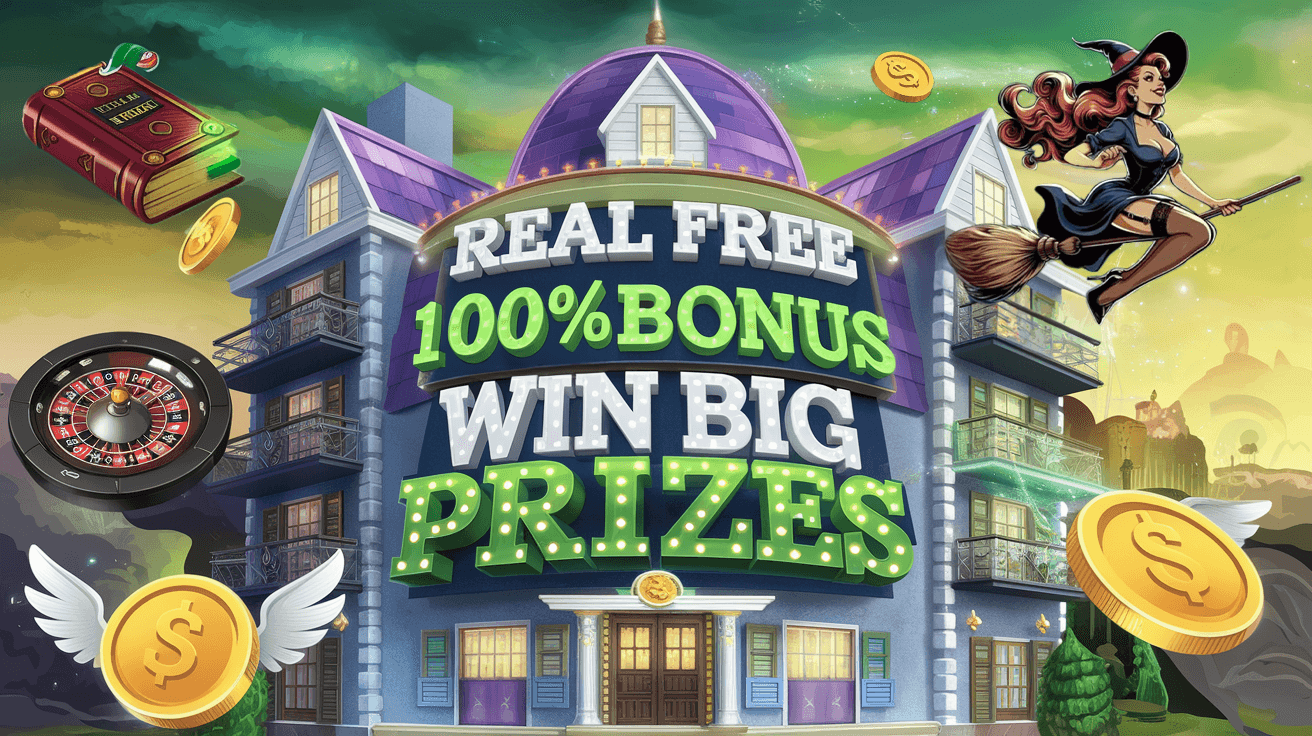 Real Free100% Bonus Win Big Prizes